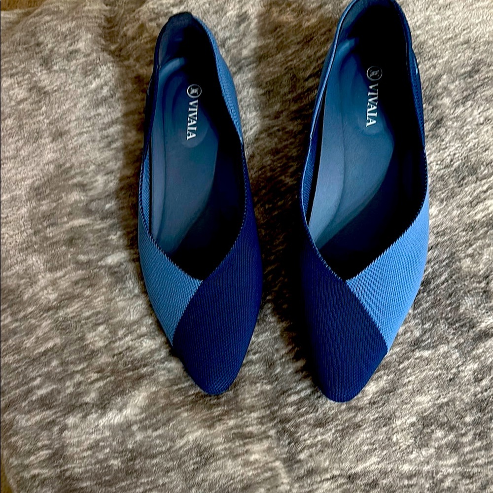 Women's Blue Flats
